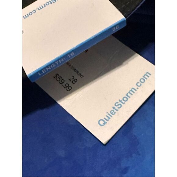 NEW WITH TAGS QUIET STORM Water Print size 28 with 19" inseamTrunk Our signature - Picture 8 of 11